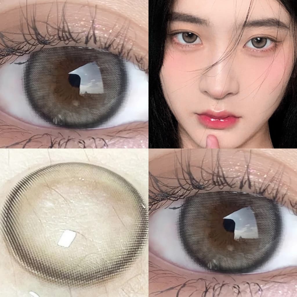 MIDROO คอนแทคเลนส์คอนเทคเลนส์คอนแทคเลนส์สีน้ำตาล 14.0mm กรองแสงคอนแทคเลนส์ pretty 1ค รูปที่ 7