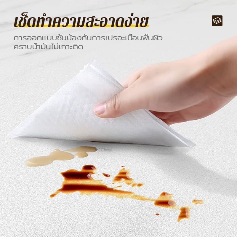 กระเบื้องยาง กระเบื้องยางลายหินอ่อน 60×60cm PVCกันน้ำ กันไฟ ทำความสะอาดง่าย ปาเก้ลายไม้ แผ่นปูพื้น กระเบื้องปูพื้น รูปที่ 4
