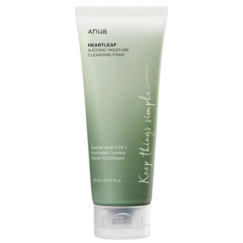 Anua Heartleaf Succinic Moisture Cleansing Foam 150 ml. รูปที่ 2