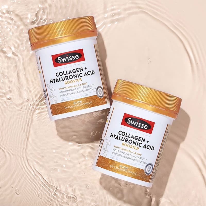 Swisse Collagen+Hyaluronic Acid 80 เม็ด คืนความเปล่งปลั่ง ชุ่มชื้นและมีออร่าขาวใส EXP06/2027 รูปที่ 8