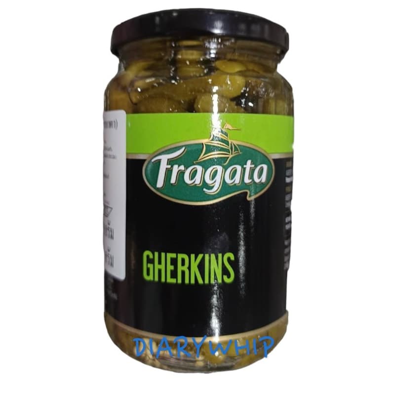 FRAGATA GHERKINS 345 G. แตงกวาดองในน้ำเกลือ ตราฟรากาต้า ขนาด 345 กรัม รูปที่ 3