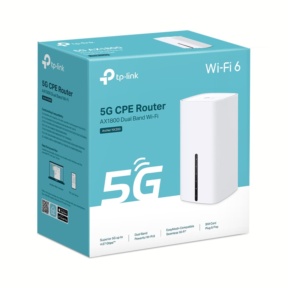 ขายดีมากเร้าเตอร์ใส่ซิม 5GTP-LINK 5G AX1800 Wireless Dual-Band Wi-Fi 6 Gigabit Router รูปที่ 6