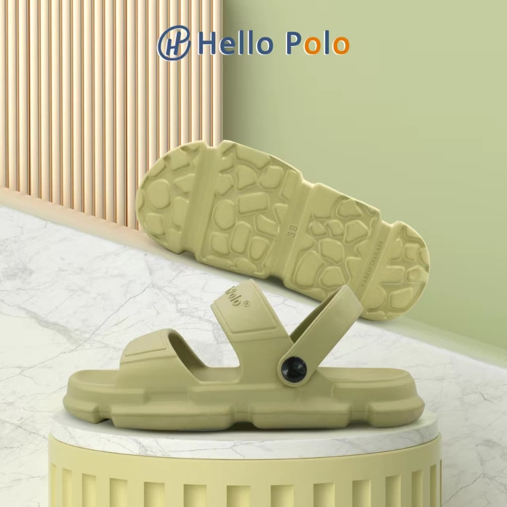 Hello Polo รองเท้าแตะ แฟชั่น กันลื่น 3cmพื้นหนา นุ่มใส่สบาย เหมาะกับฤดู น้ำหนักเบา ที่บ้าน ลางแจ้ง ห้องน้ำ hp8012 รูปที่ 8