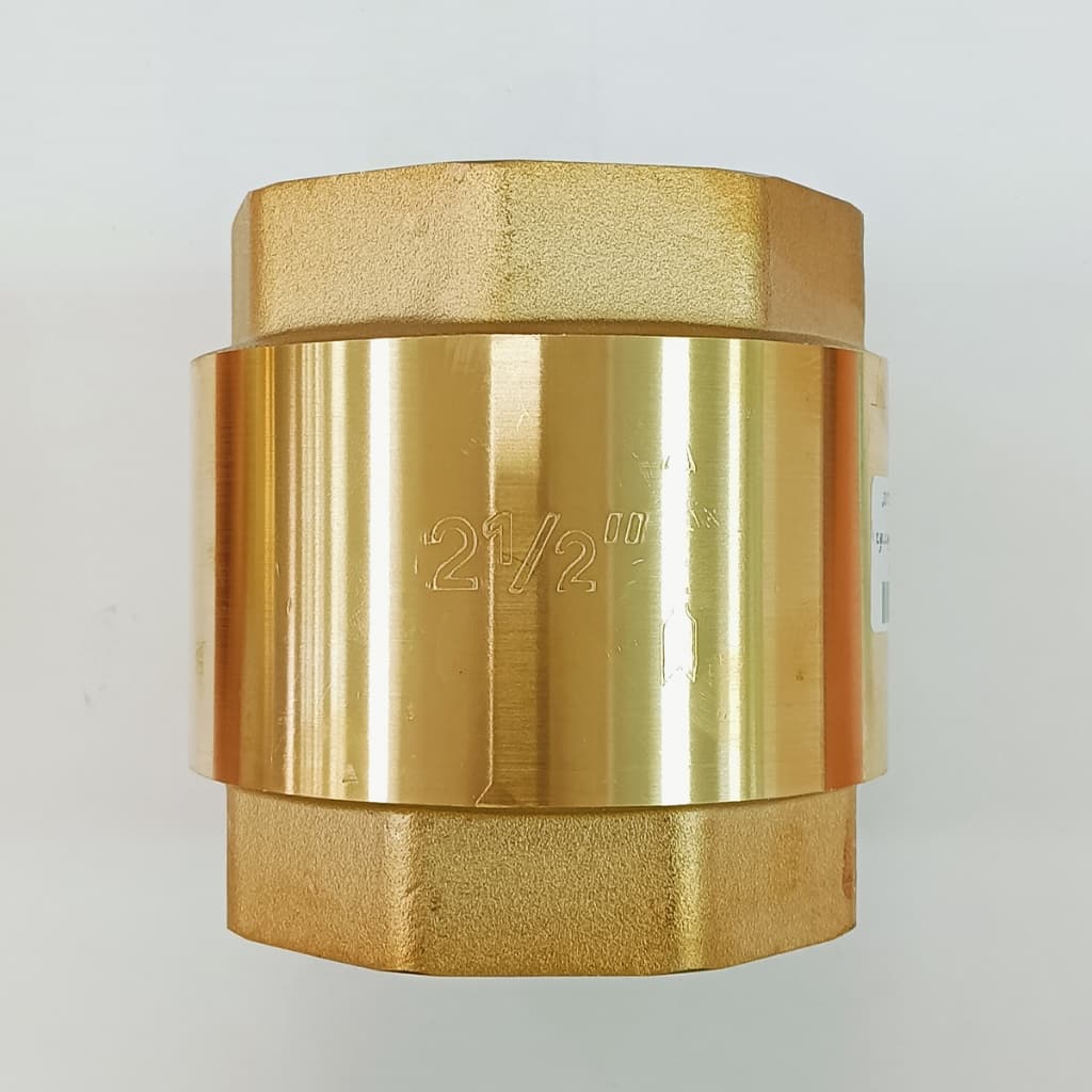 เช็ควาล์วทองเหลือง สปริง แบบแนวตั้ง 1.1/2" - 3" Brass Spring Check Valve "TMOK" รูปที่ 3