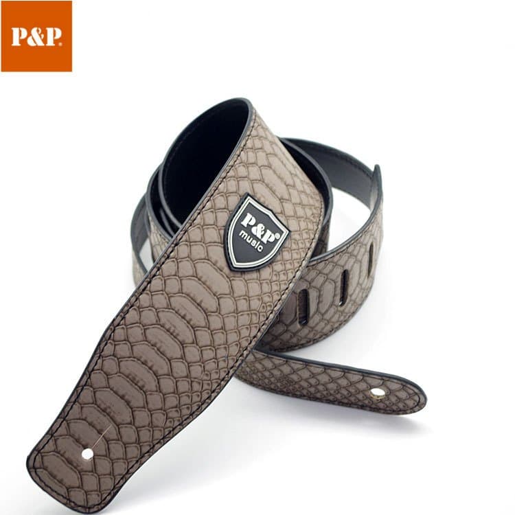 สายสะพายกีต้าร์ P&P Music หนังPU เกรดพรีเมี่ยม ลายสวย ปรับขนาดความยาวได้ ฟรีปิ๊กกีต้าร์ พร้องส่ง รูปที่ 7