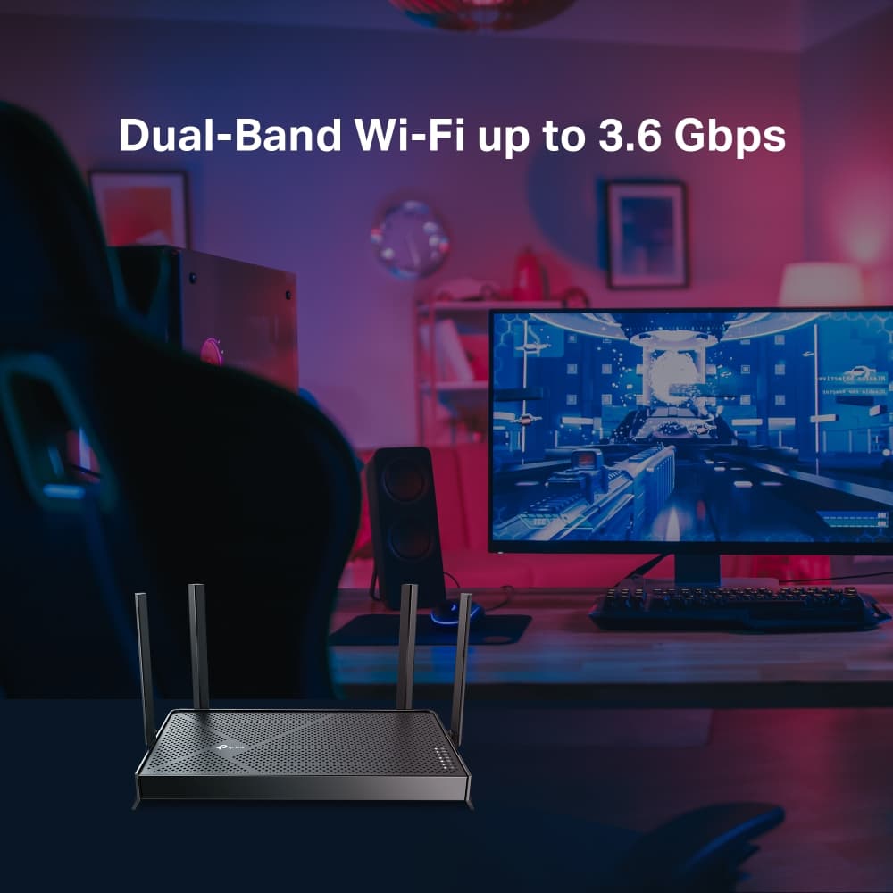 TP-Link Archer BE220 / Archer BE230 เราเตอร์ไวไฟ 7 BE3600 Dual-Band Wi-Fi 7 Router รองรับ EasyMesh รูปที่ 5