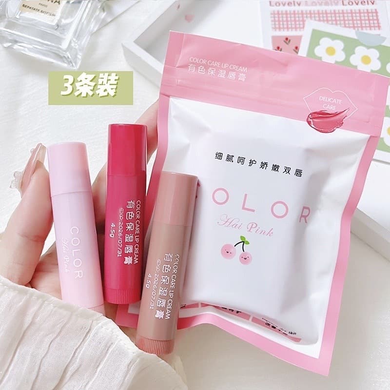 L451 Haipink ลิปบาล์ม เปลี่ยนสี เนื้อแมตต์ บำรุงปากนุ่ม ไม่แห้งแตก ให้ความชุ่มชื้น รูปที่ 9