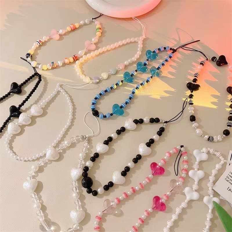สร้อยข้อมือเคสโทรศัพท์มือถือ สวยงาม ผีเสื้อ คริสตัล โซ่โทรศัพท์มือถือ ลูกปัด พวงกุญแจ จี้ สร้อยข้อมือ แฟชั่น กลิตเตอร์ โ รูปที่ 6