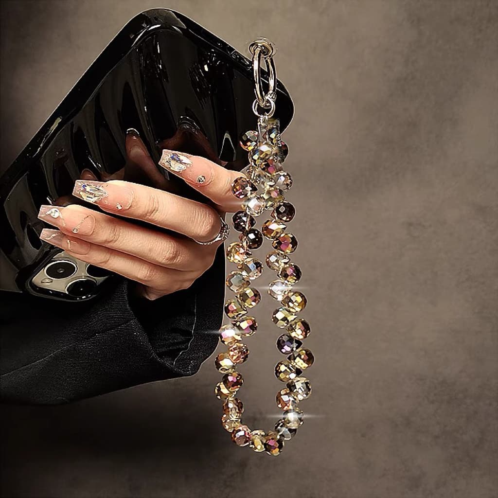 เคสโทรศัพท์ที่สวยงาม โซ่พวกกุญแจ โซ่ลูกปัดขนาดเล็ก สีสันสดใส รูปที่ 6