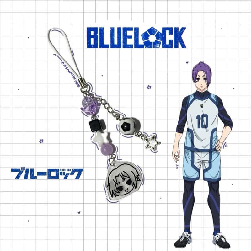 Blue lock phone charm - สายห้อยโทรศัพท์ลายอนิเมะ Blue lock รูปที่ 8