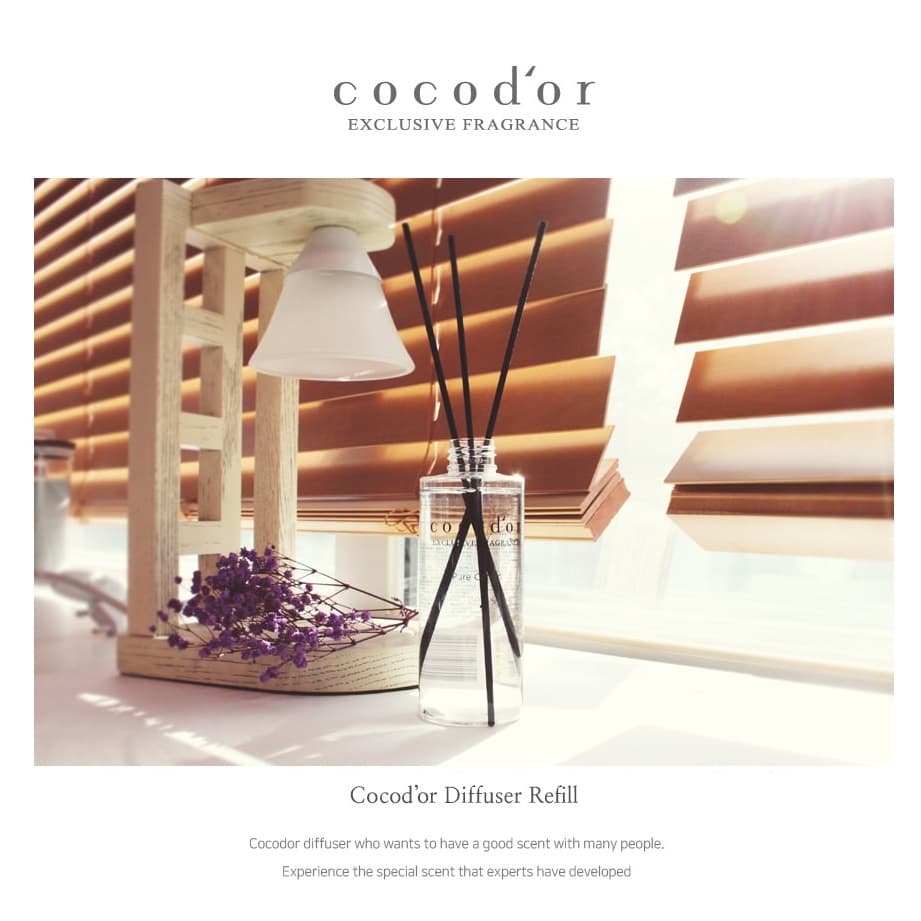 COCODOR DIFFUSER แบบเติม 200 ml ก้านไม้หอม ปรับอากาศ ดิฟฟิวเซอร์ แบรนด์ดังจากเกาหลี รูปที่ 6