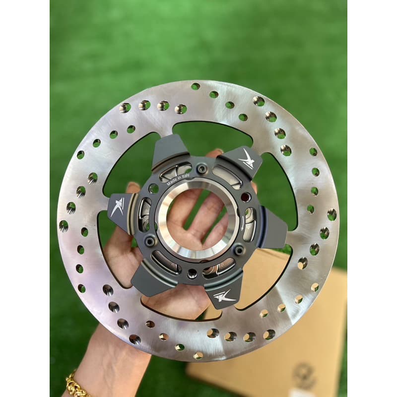 จาน TK รูเฉียง มาพร้อมสเปเซอร์ครบชุดขนาด220mm.สำหรับ WAVE125R /S/I บังลม งานขั้นเทพ รูปที่ 8
