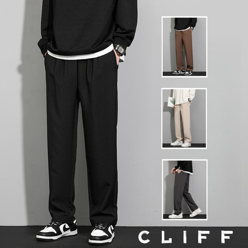 CLIFF ผ้าบาง กางเกงลำลอง ชาย ระบายอากาศได้ดีและเย็นสบาย ผ้ามีความนุ่มและสวมใส่สบาย สี่สี M-4XL รูปที่ 1