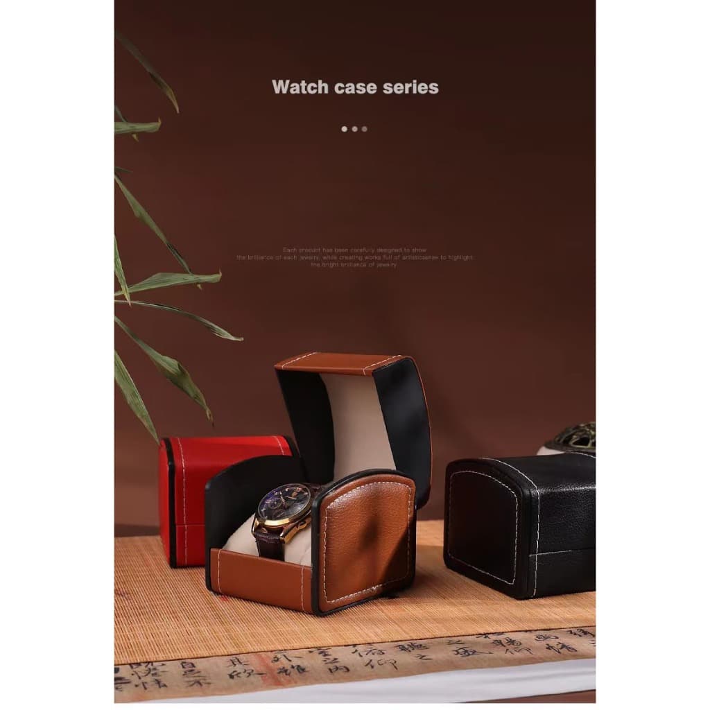 กล่องนาฬิกา หนังคลาสสิก กล่องใส่นาฬิกา กล่องของขวัญ Watch Box รูปที่ 2
