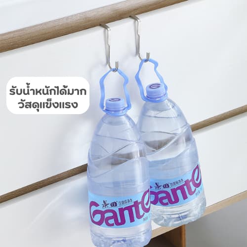 ตะขอแขวนผนัง แบบคู่ สแตนเลส 304 สำหรับแขวนประตูตู้ ลิ้นชัก ประหยัดพื้นที่ แข็งแรง รับน้ำหนักได้เยอะ รูปที่ 9