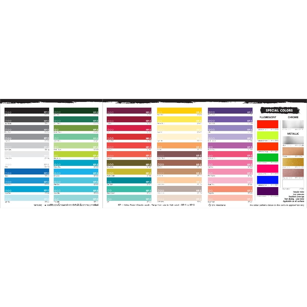เฉดสีใหม่HYPE SPRAY Artist Premium Acrylic Spray 400ml รูปที่ 3