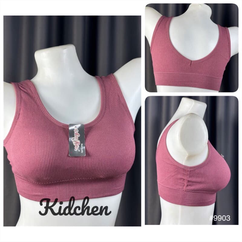 Sportbra สปอร์ตบรา เสื้อในไม่โครงแบบสวม AMBRA#3309 รูปที่ 4