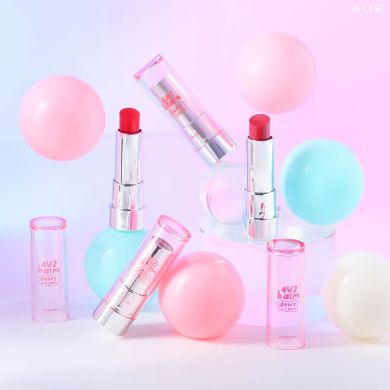 Exp10/264U2 BALM DEWY TINT BALM ทินท์บาล์มดิวอี้ งานปากระเรื่อสุขภาพดี รูปที่ 3