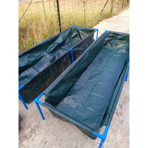 กระบะปลูกผัก​ ​ขนาด​ 60x200x30 cm.​ กะบะเพาะปลูก แปลงผักเพาะปลูก รูปที่ 2