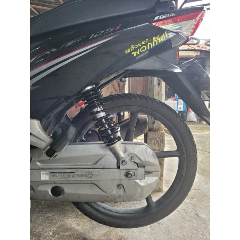 โช๊คหลัง OKD Suzuki /วาฬ/pigparts/125R/125r/125x/ubox/NovaR/บังลม/หัวเถิก/dt100 รูปที่ 3