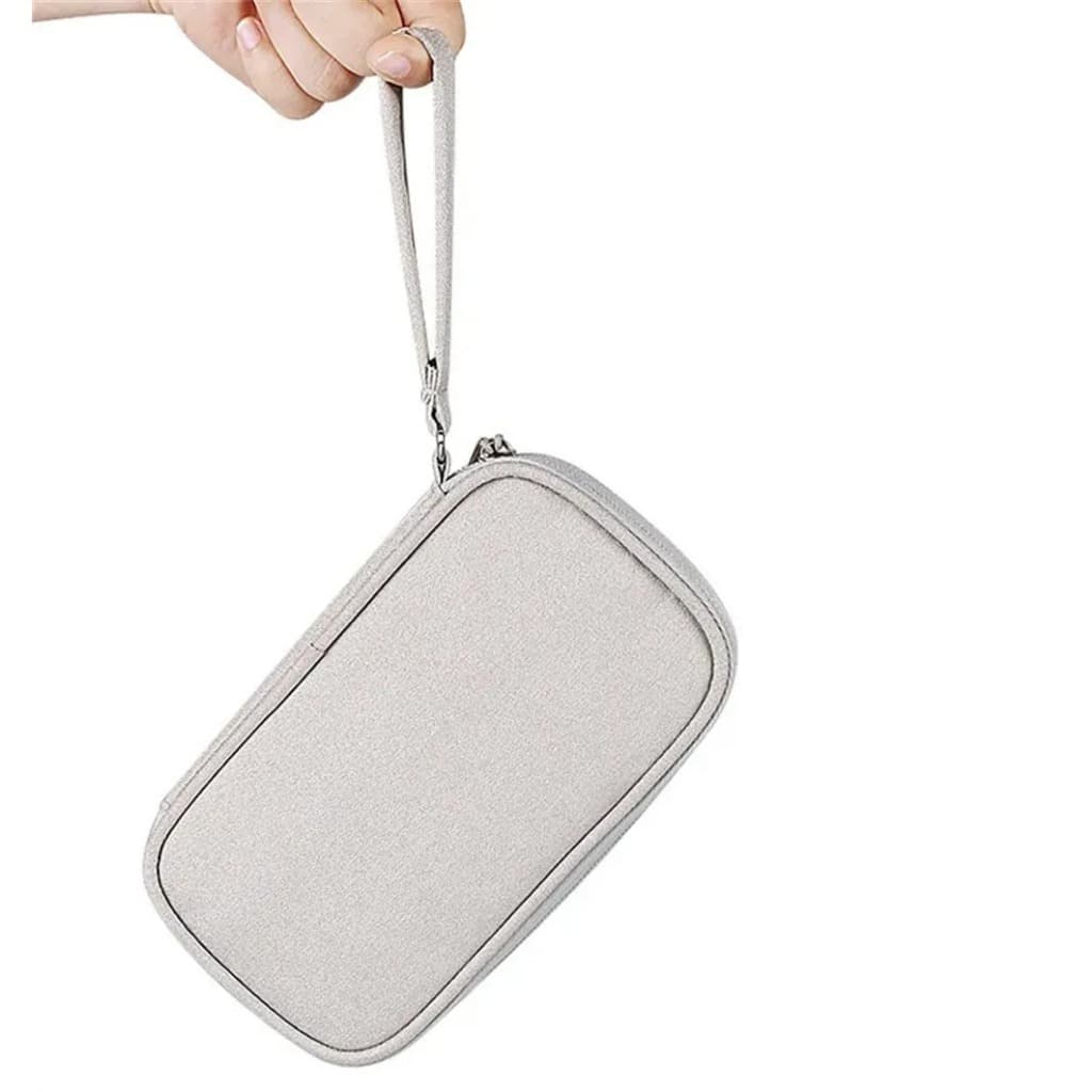 bag organizer แบตสำรอง กระเป๋า เก็บ power bank เคสสายชาร์จ แฟลชไดร์ฟ usb หูฟัง กันน้ำ รูปที่ 7