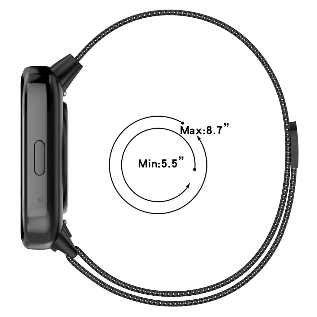 Redmi Watch 3 Active Metal Strap สไตล์มิลานีส สายรัดที่ทันสมัยและประณีต รูปที่ 8