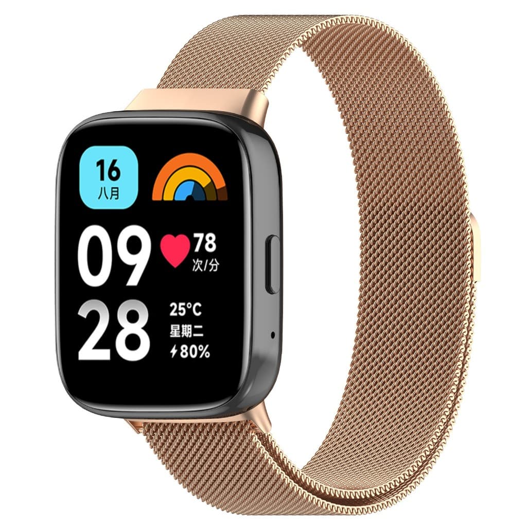 Redmi Watch 3 Active Metal Strap สไตล์มิลานีส สายรัดที่ทันสมัยและประณีต รูปที่ 7