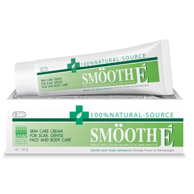 lotใหม่ล่าสุด ทุกวัน หลอดใหญ่ - Smooth E Cream 100กรัม ครีมลดริ้วรอย รอยแผลเป็น จุดด่างดำ MN7 รูปที่ 2