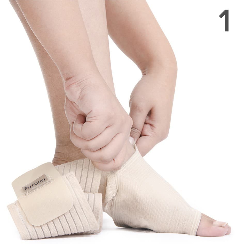 Futuro Ankle พยุงข้อเท้า ชนิดสวม FUTURO Wrap Around Ankle Futuro Elastic Knit Ankle #L1 รูปที่ 5