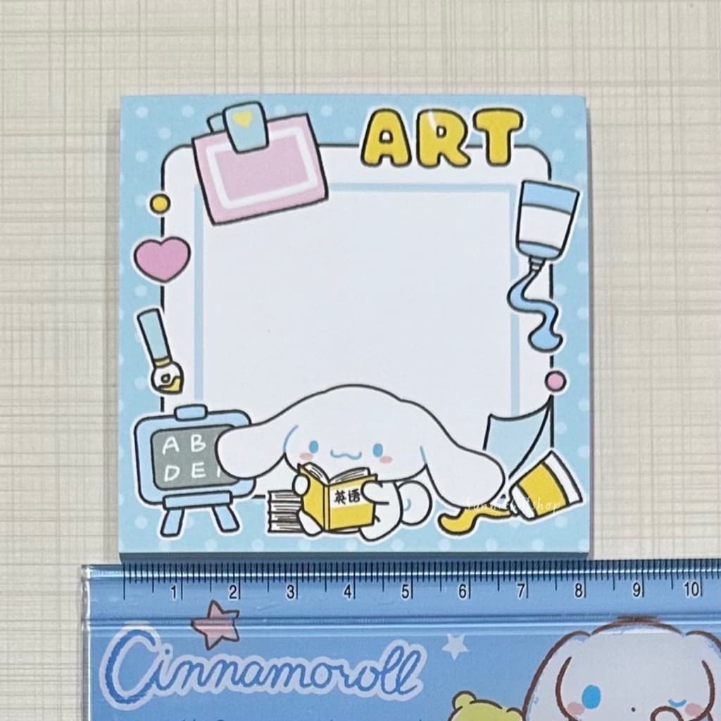 กระดาษโน๊ต ลายการ์ตูน แบบไม่มีกาว 50แผ่น รูปที่ 4