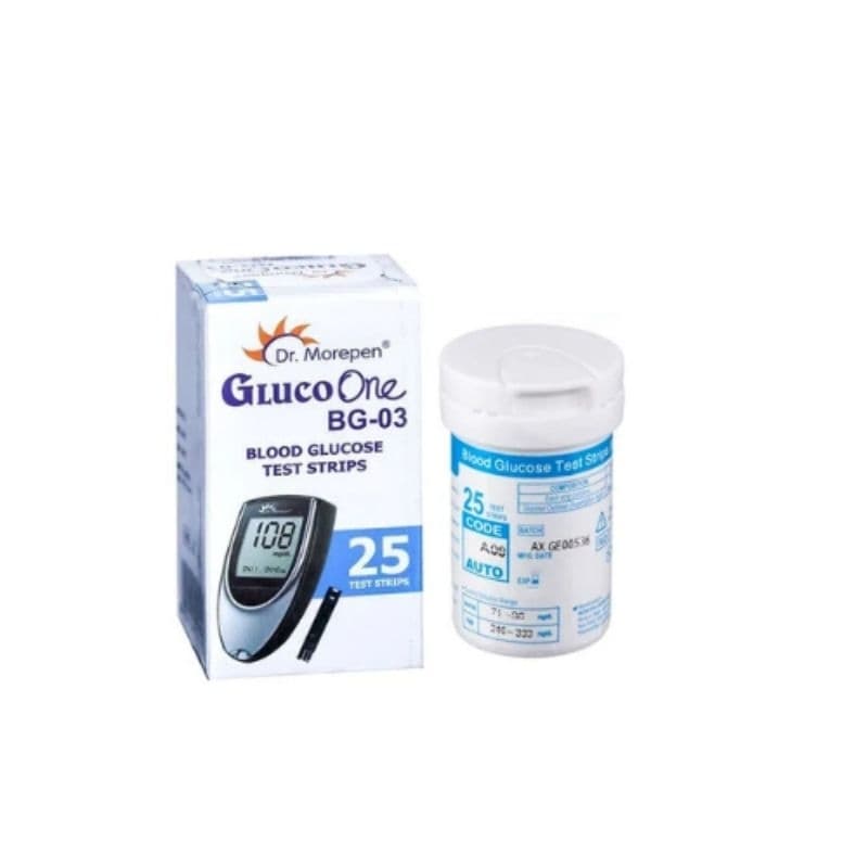 เข็มเจาะเลือดตรวจน้ำตาล Lancets แถบตรวจน้ำตาล แผ่นตรวจน้ำตาล blood glucose test strips GlucoOne กลูโควัน รุ่น BG-03 รูปที่ 3