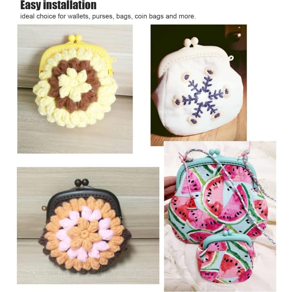 ปากกระเป๋าปิ๊กแป๊กพลาสติก ปิ๊กแป๊ก สีสดใส ขนาด 8.5ซม. รูปที่ 4