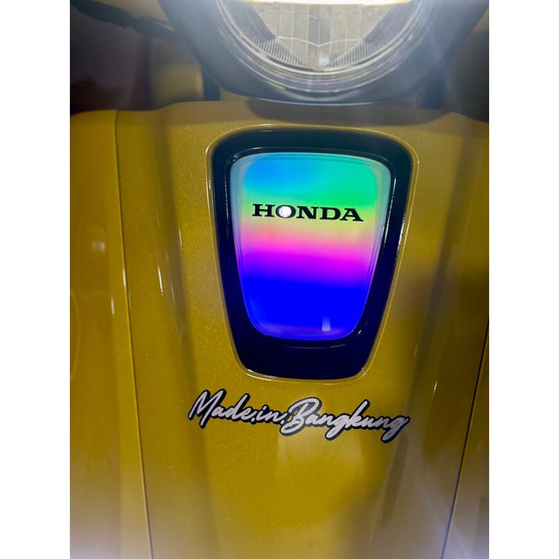 ไฟโลโก้ RGB Honda Giorno 2023-2026 ปรับผ่านแอพได้120โหมด เปิด-ปิดได้ ไม่ต้องตัดสายไฟพร้อมวิธีติดตั้งและวิธีใช้แอพ รูปที่ 1