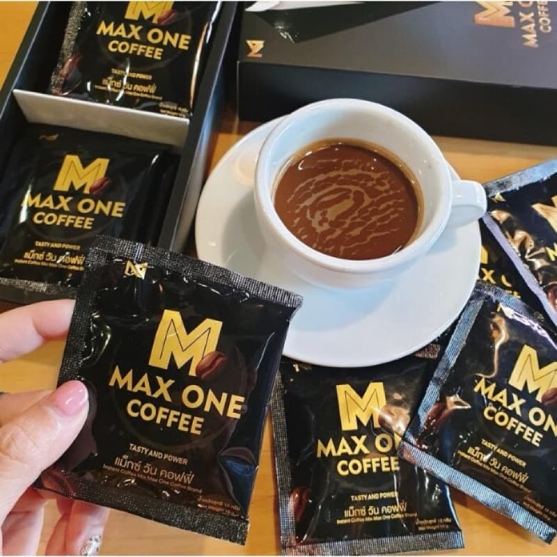 (สั่งผ่าน Shopee วิดีโอเพื่อรับส่วนลดเพิ่ม )กาแฟแม๊กวัน MAX ONE COFFEE 1ซอง รูปที่ 1