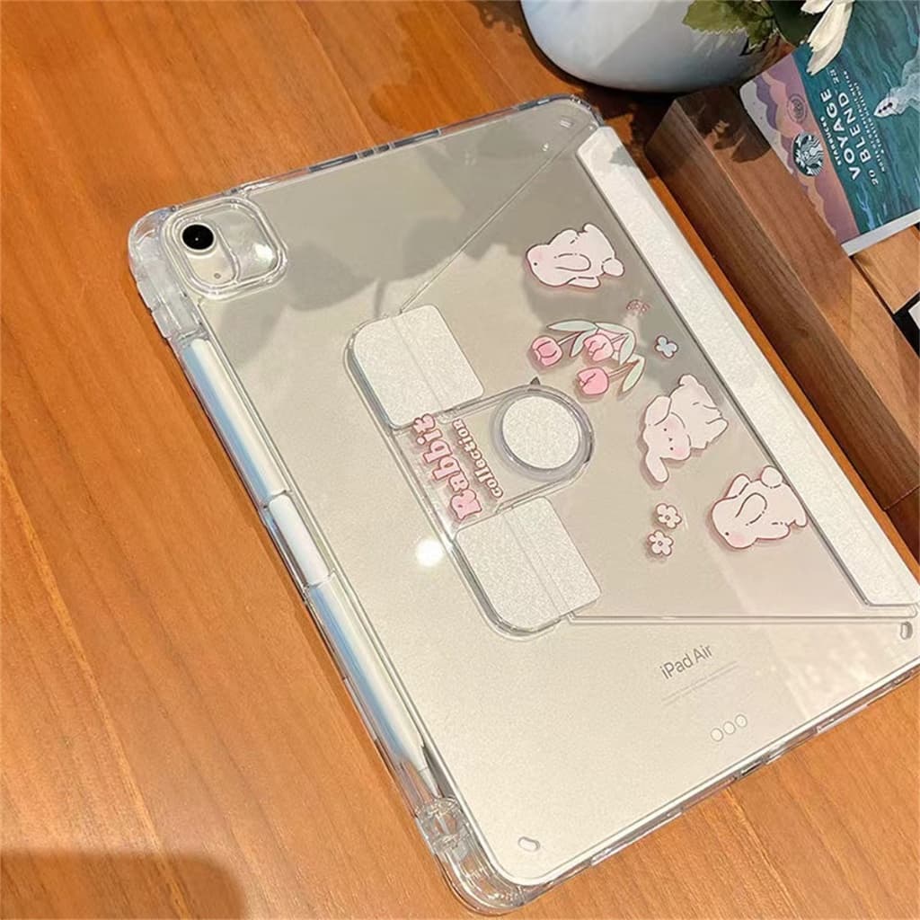 เคสไอแพด หมุน360 gen11/10/9/8/7/6/5 แอร์10.9/9.7 โปร12.9นิ้ว เจน10.2 Air7/6/5/4/2/1 pro11 20/21/22/24 มีช่องใส่ปากกา รูปที่ 8