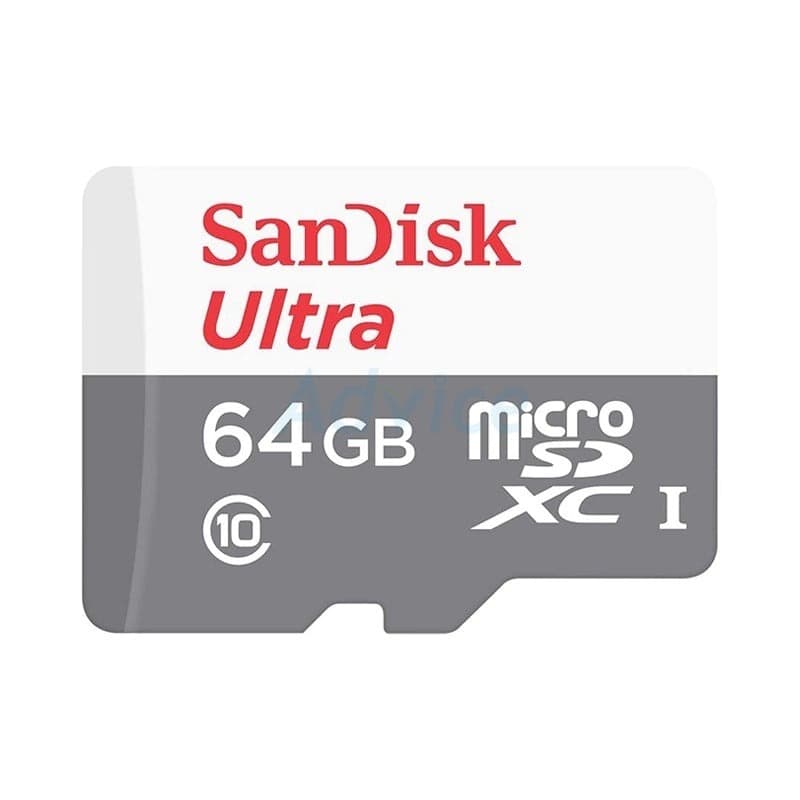 SANDISK 64GB Micro SD Card Ultra SDSQUNR-064G-GN3MN - A0132557 รูปที่ 2