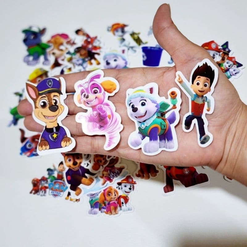 สติ๊กเกอร์ Paw Patrol พอล พาโทรล ติดแน่น กันน้ำ ติดขวดน้ำ ของเล่น sticker รูปที่ 6