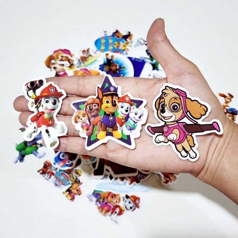 สติ๊กเกอร์ Paw Patrol พอล พาโทรล ติดแน่น กันน้ำ ติดขวดน้ำ ของเล่น sticker รูปที่ 4