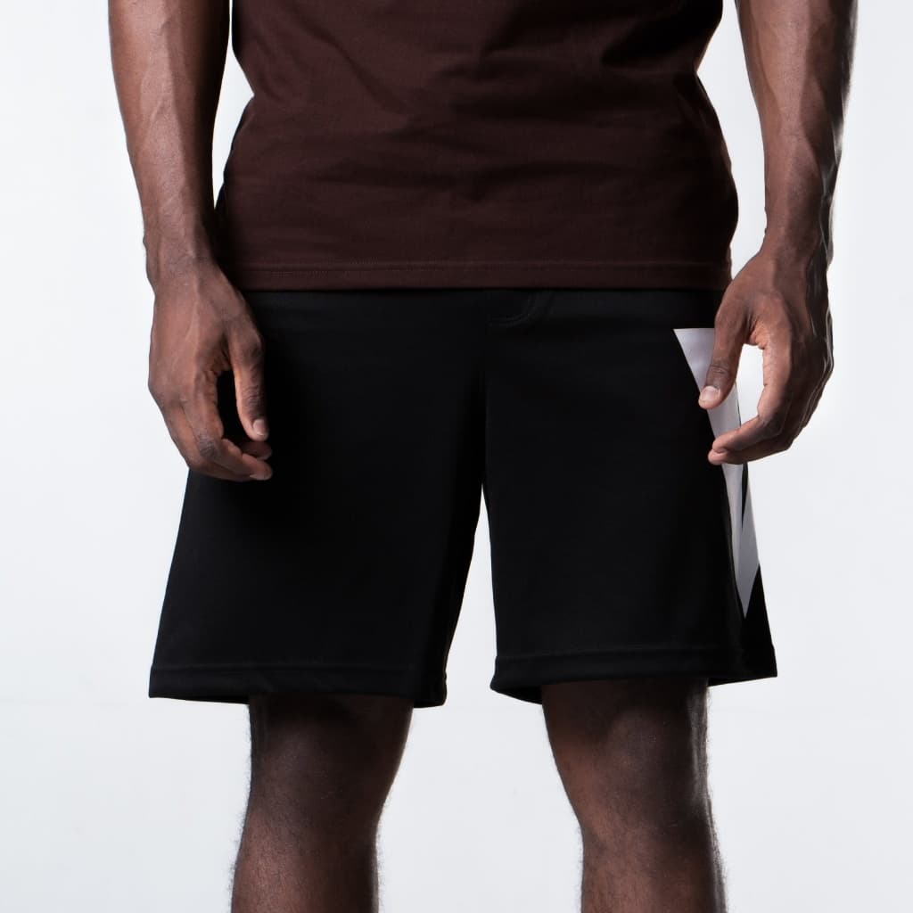 VOLT กางเกงขาสั้น สีดำ กีฬา ออกกำลังกาย 004 VELO ESSENTIALS SHORTS BLACK รูปที่ 3