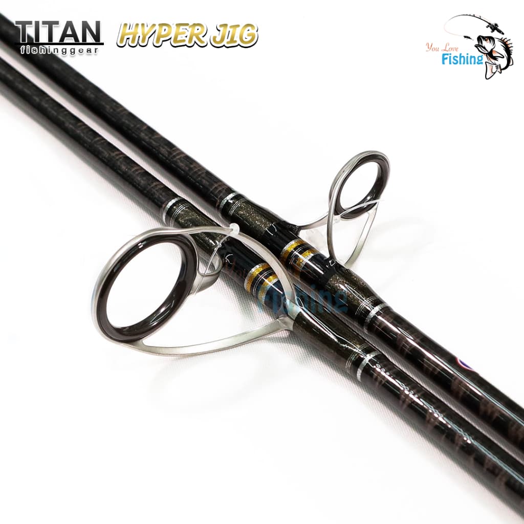 คันจิ้กจากแบรนด์ TITAN รุ่น HYPER JIG ใหม่ล่าสุด ไกด์+รีซีท Fuji 100% แบลงค์ IM7 ลาย X-Cross ทั้งคัน รูปที่ 5