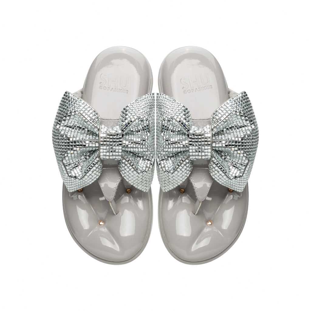 SHU SOFASHOES 2.5" DISCO BOWS รองเท้าแตะ รูปที่ 7