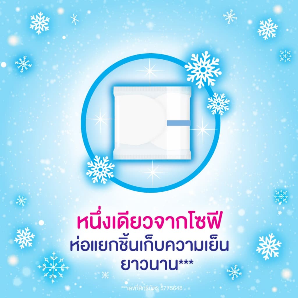 Sofy โซฟี คูลลิ่ง เฟรช สลิม ผ้าอนามัยสูตรเย็น สำหรับกลางวัน แบบมีปีก 23 ซม. จำนวน 14 ชิ้น รูปที่ 6