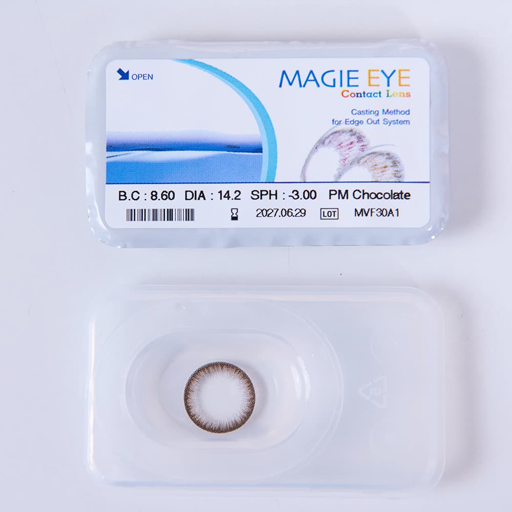 Magie Eye Classic คอนแทคเลนส์เมจิ อาย สีChoco Made in Korea รูปที่ 5