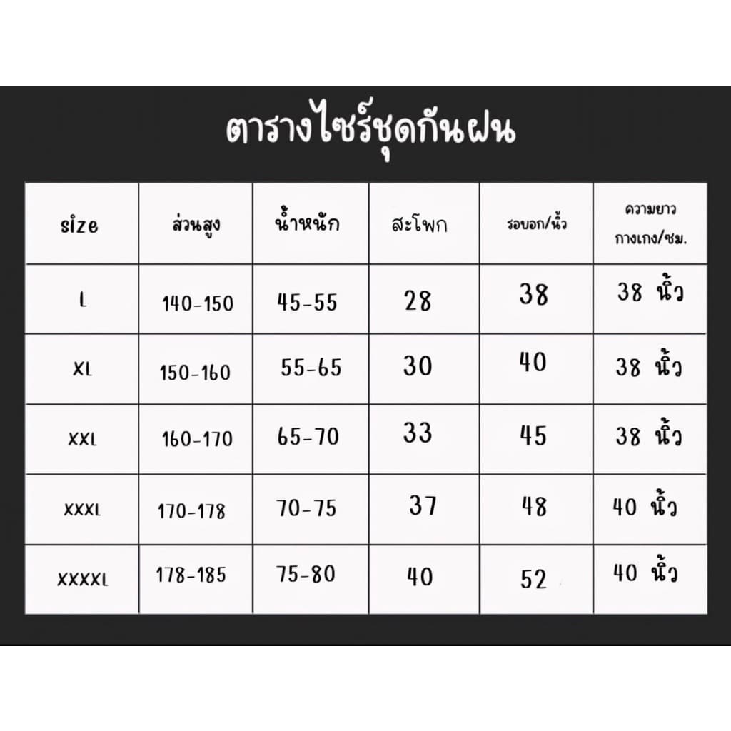 New Alitech ชุดกันฝน เสื้อกันฝน สีกรมท่า มีแถบสะท้อนแสง รุ่น หมวกติดเสื้อ Waterproof Rain Suitมอเตอร์ไซค์ Split raincoat รูปที่ 8