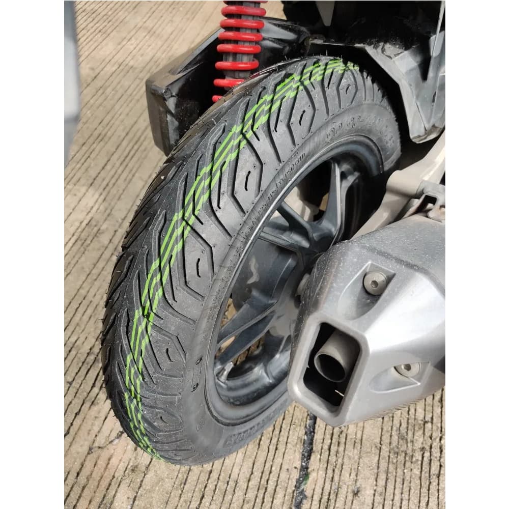 ยางนอก Honda PCX150 ปี 2018-2020 ยี่ห้อ ND Rubber ลาย ND City หน้า 100/80-14 TL หลัง 120/70-14 TL ไม่ต้องใช้ยางใน รูปที่ 2