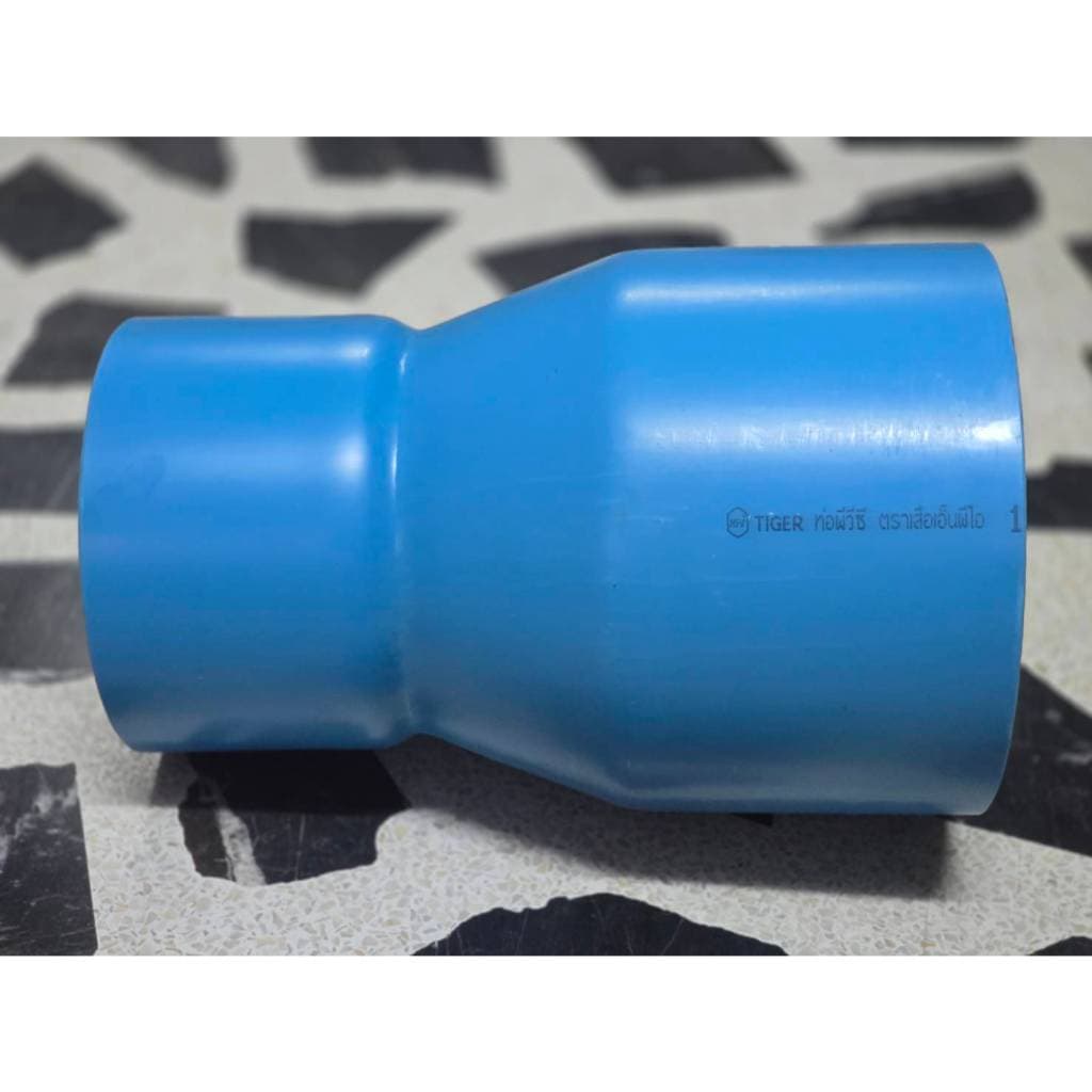 ข้อต่อตรงลด เชื่อม PVC มีขนาด 8 - 12นิ้ว ความหนาชั้น 5 8.5 SCG ตราเสือผลิตโดย บริษัท พืชทอง พีวีซี รูปที่ 4