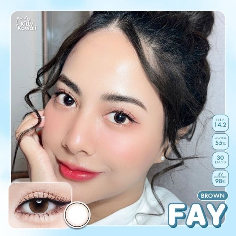 คอนแทคเลนส์ Fay Brown / Gray ขนาดมินิ รูปที่ 6