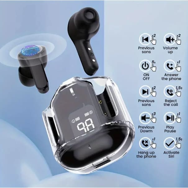 GOOD หูฟังบลูทูธ หูฟังสเตอริโอ หูฟังไร้สาย แยกเสียงซ้ายขวา TWS Wireless bluetooth 5.0 Headset Earphone Earbud รุ่น รูปที่ 2