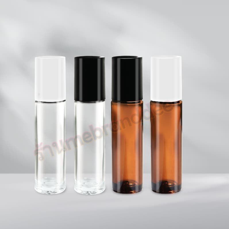 ขวดแก้วแบบหนาพร้อมฝาและลูกกลิ้งเหล็กขนาด10ml ใส่น้ำหอม น้ำมันอโรม่า โรลออนน้ำหอม เป็นรีฟิล แกะเติมได้ พกพาสะดวก รูปที่ 6