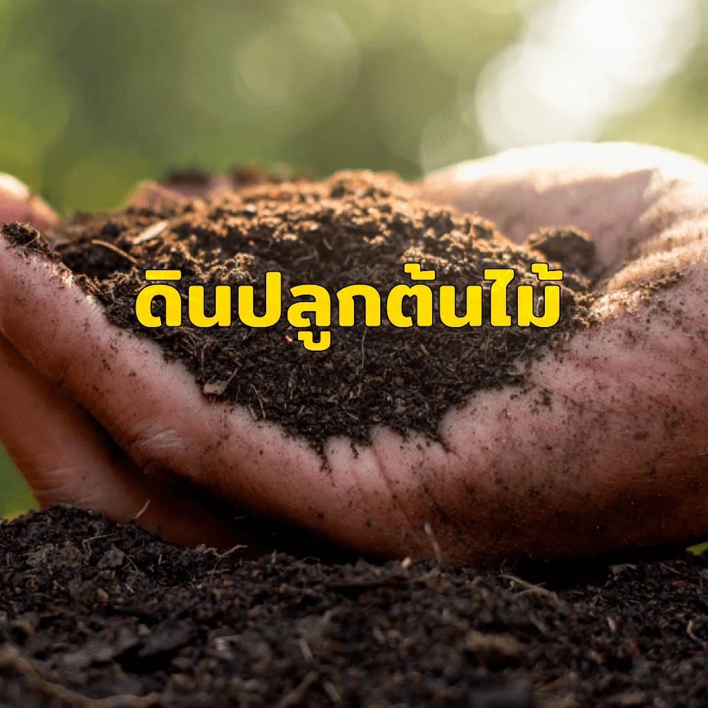 ดินปลูกต้นไม้สำเร็จรูป 300g. / 500g. ปลูกต้นไม้ได้ทุกชนิด ไม่ต้องผสมเพิ่ม ดินพร้อมปลูก รูปที่ 1